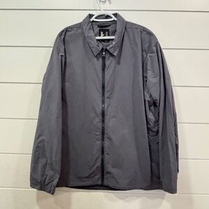 RYU Respect Your Universe men's zip up lightweight jacket grey size XXL